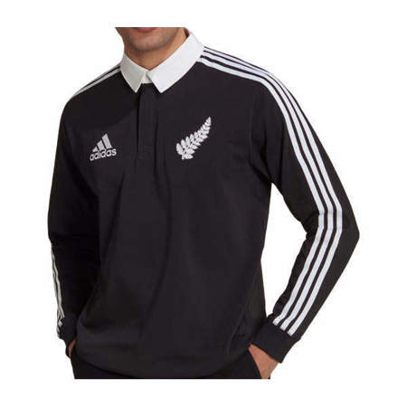 Picture of ARHG7263 All Blacks Polo Shirt Long Sleeves